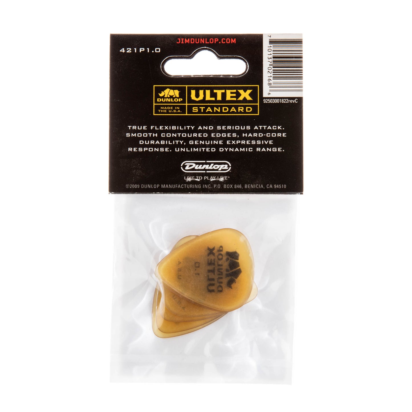 Jim Dunlop DUNLOP ULTEX 1.0mm STANDARD GUITAR PICK PLAYER'S PACK 06-PACK - 421P100