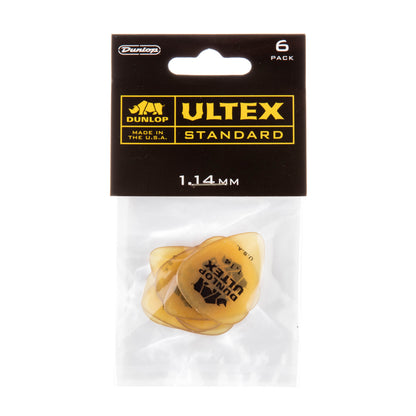 Jim Dunlop DUNLOP ULTEX 1.14mm STANDARD GUITAR PICK PLAYER'S PACK 06-PACK - 421P114