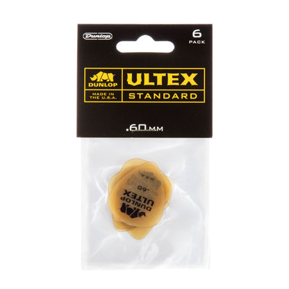 Jim Dunlop DUNLOP ULTEX .60mm STANDARD GUITAR PICK PLAYER'S PACK 06-PACK - 421P060
