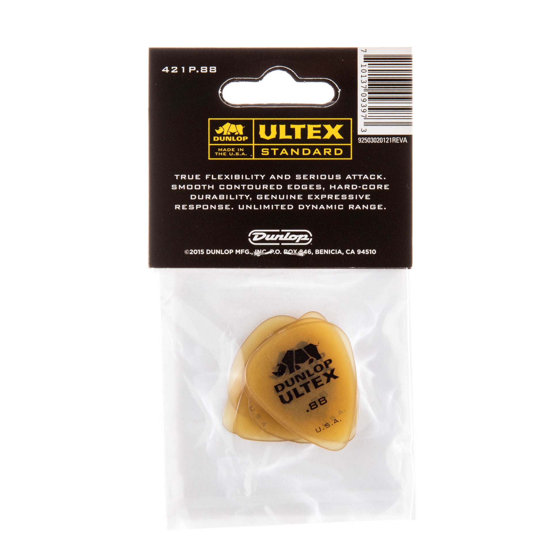 Jim Dunlop DUNLOP ULTEX .88mm STANDARD GUITAR PICK PLAYER'S PACK 06-PACK - 421P088