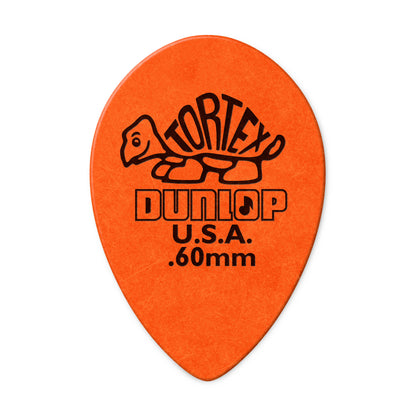 Jim Dunlop DUNLOP TORTEX TEARDROP .60mm SMALL GUITAR PICK REFILL BAG 36-PACK - 423R060