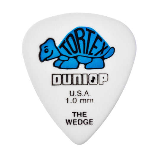 Jim Dunlop DUNLOP TORTEX 1.0mm WEDGE GUITAR PICK PLAYER'S PACK 12-PACK - 424P100