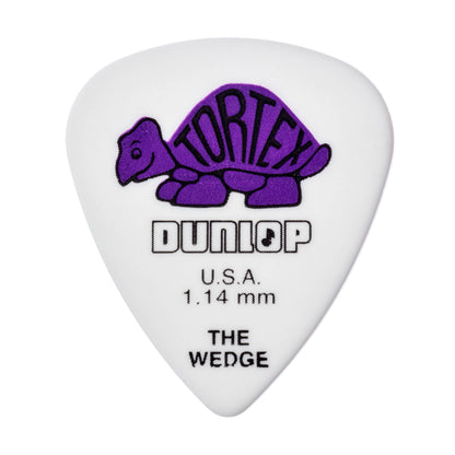 Jim Dunlop DUNLOP TORTEX 1.14mm WEDGE GUITAR PICK PLAYER'S PACK 12-PACK - 424P114