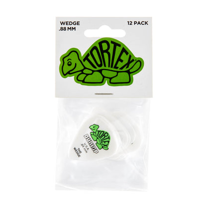 Jim Dunlop DUNLOP TORTEX .88mm WEDGE GUITAR PICK PLAYER'S PACK 12-PACK - 424P088