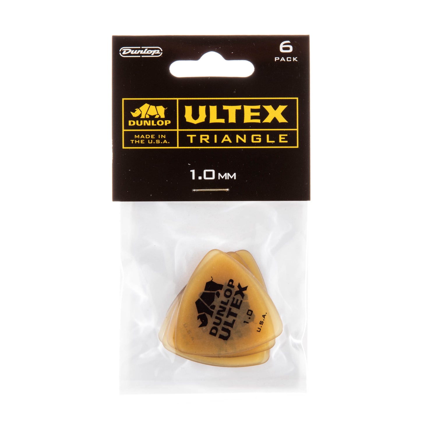 Jim Dunlop DUNLOP ULTEX 1.0mm TRIANGLE GUITAR PICK PLAYER'S PACK 06-PACK - 426P100