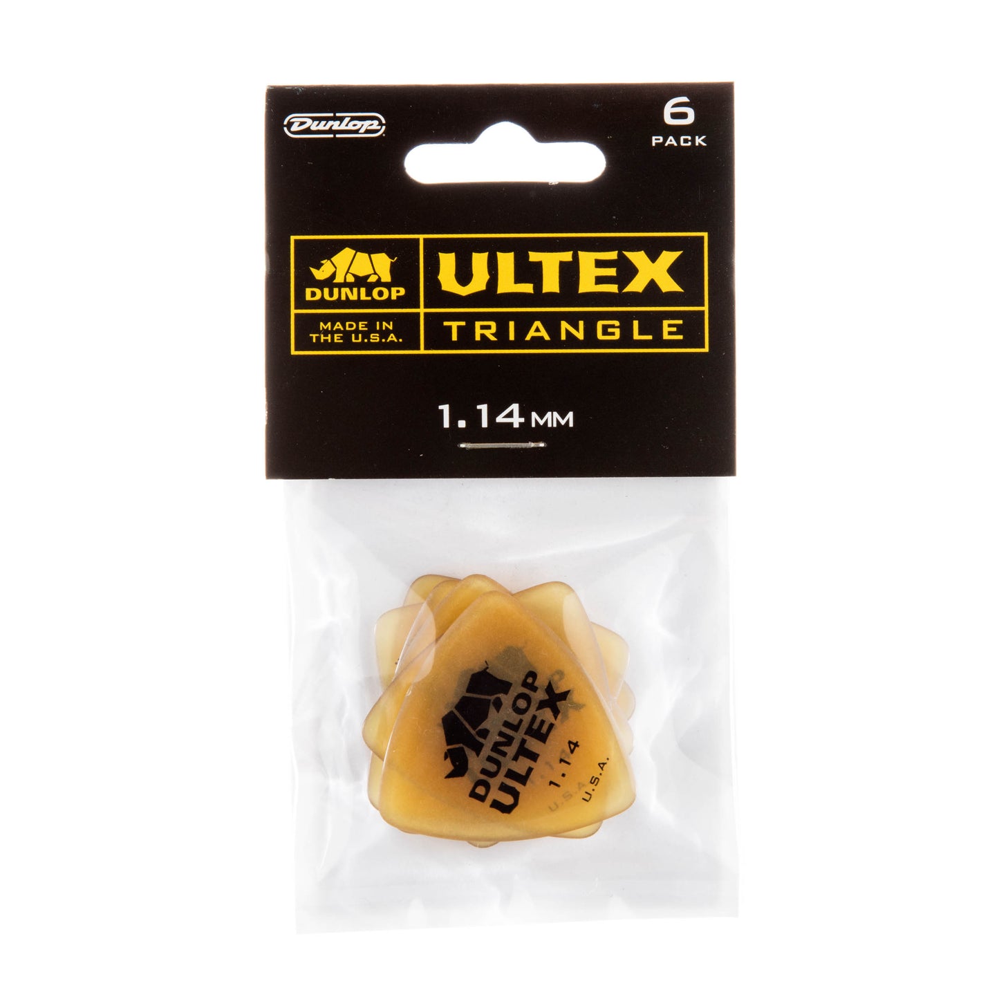 Jim Dunlop DUNLOP ULTEX 1.4mm TRIANGLE GUITAR PICK PLAYER'S PACK 06-PACK - 426P114