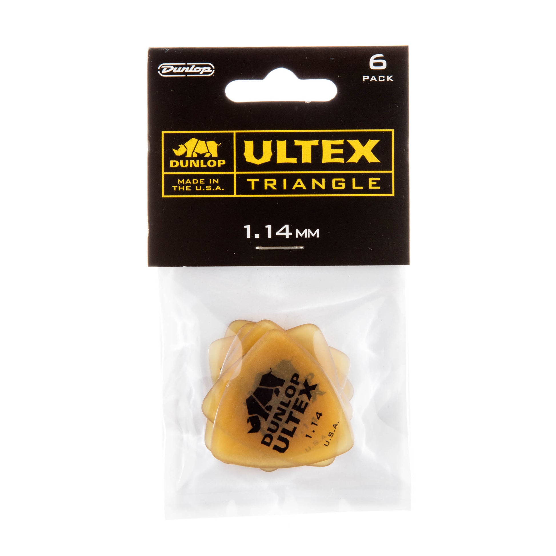 Jim Dunlop DUNLOP ULTEX 1.4mm TRIANGLE GUITAR PICK PLAYER'S PACK 06-PACK - 426P114