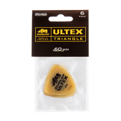 Jim Dunlop DUNLOP ULTEX .60mm TRIANGLE GUITAR PICK PLAYER'S PACK 06-PACK - 426P060
