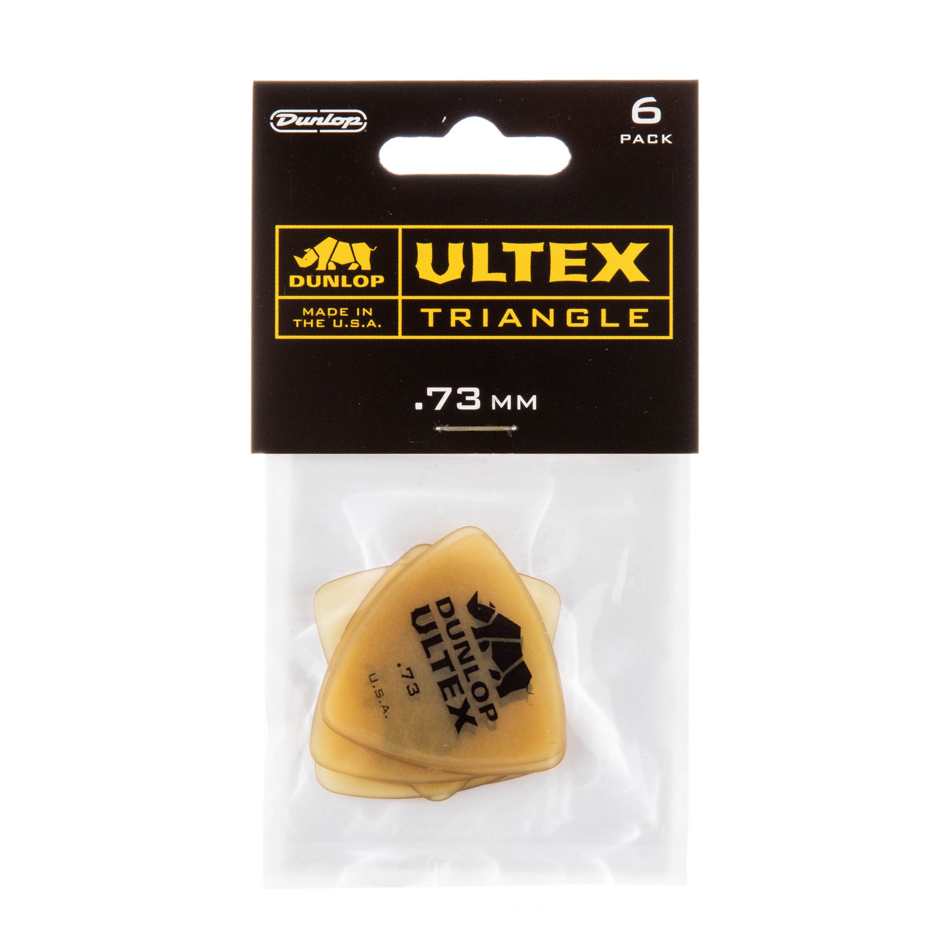 Jim Dunlop DUNLOP ULTEX .73mm TRIANGLE GUITAR PICK PLAYER'S PACK 06-PACK - 426P073