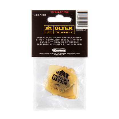 Jim Dunlop DUNLOP ULTEX .88mm TRIANGLE GUITAR PICK PLAYER'S PACK 06-PACK - 426P088
