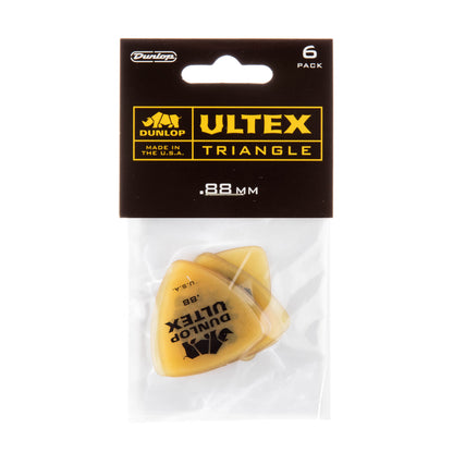 Jim Dunlop DUNLOP ULTEX .88mm TRIANGLE GUITAR PICK PLAYER'S PACK 06-PACK - 426P088