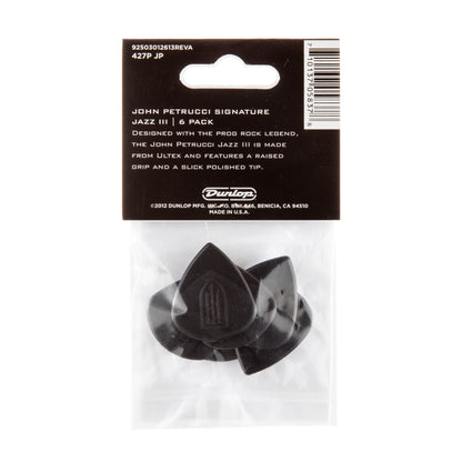 Jim Dunlop DUNLOP JOHN PETRUCCI SIGNATURE 1.5mm ULTEX JAZZ III GUITAR PICK PLAYER'S PACK 06-PACK - 427PJP