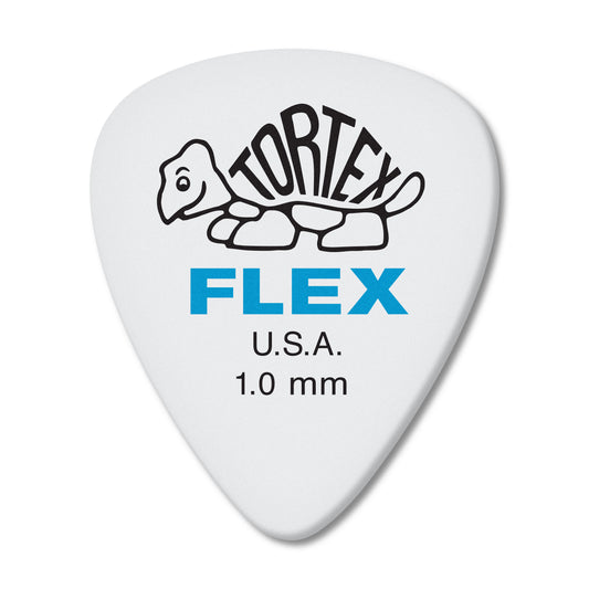 Jim Dunlop DUNLOP TORTEX FLEX 1.0mm STANDARD GUITAR PICK PLAYER'S PACK 12 -PACK - 428P100
