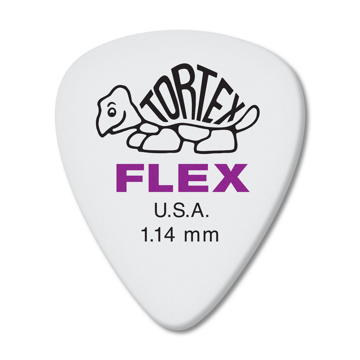 Jim Dunlop DUNLOP TORTEX FLEX 1.14mm STANDARD GUITAR PICK PLAYER'S PACK 12 -PACK - 428P114