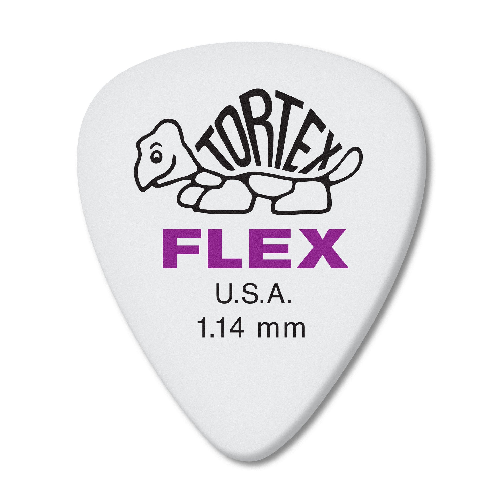 Jim Dunlop DUNLOP TORTEX FLEX 1.14mm STANDARD GUITAR PICK PLAYER'S PACK 12 -PACK - 428P114