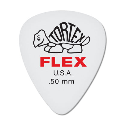 Jim Dunlop DUNLOP TORTEX FLEX .50mm STANDARD GUITAR PICK PLAYER'S PACK 12 -PACK - 428P050