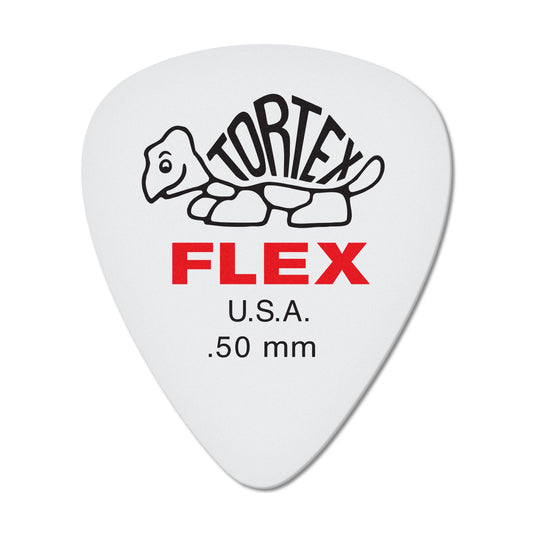 Jim Dunlop DUNLOP TORTEX FLEX .50mm STANDARD GUITAR PICK PLAYER'S PACK 12 -PACK - 428P050