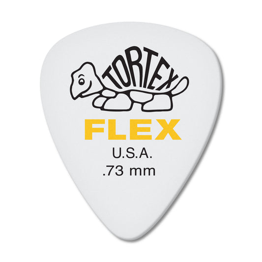 Jim Dunlop DUNLOP TORTEX FLEX .73mm STANDARD GUITAR PICK PLAYER'S PACK 12 -PACK - 428P073
