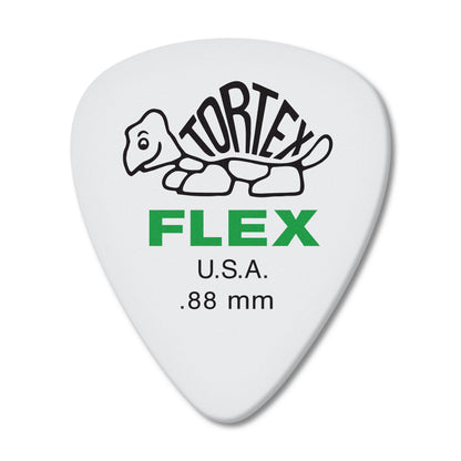 Jim Dunlop DUNLOP TORTEX FLEX .88mm STANDARD GUITAR PICK PLAYER'S PACK 12 -PACK - 428P088