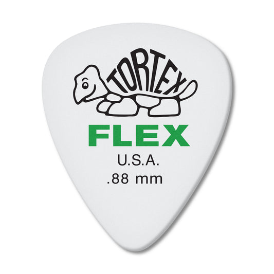 Jim Dunlop DUNLOP TORTEX FLEX .88mm STANDARD GUITAR PICK PLAYER'S PACK 12 -PACK - 428P088