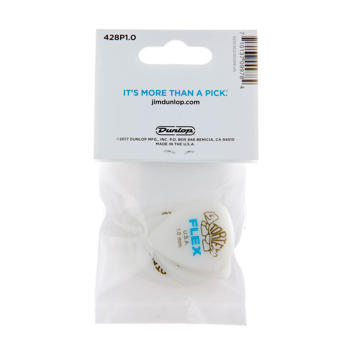 Jim Dunlop DUNLOP TORTEX FLEX 1.0mm STANDARD GUITAR PICK PLAYER'S PACK 12 -PACK - 428P100