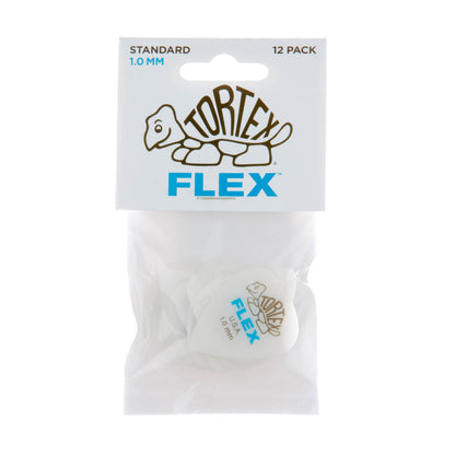 Jim Dunlop DUNLOP TORTEX FLEX 1.0mm STANDARD GUITAR PICK PLAYER'S PACK 12 -PACK - 428P100