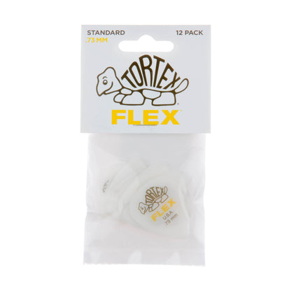 Jim Dunlop DUNLOP TORTEX FLEX .73mm STANDARD GUITAR PICK PLAYER'S PACK 12 -PACK - 428P073