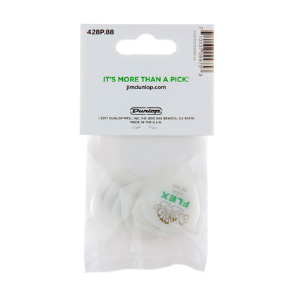 Jim Dunlop DUNLOP TORTEX FLEX .88mm STANDARD GUITAR PICK PLAYER'S PACK 12 -PACK - 428P088