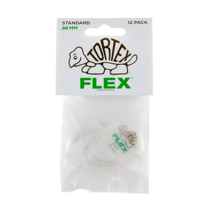 Jim Dunlop DUNLOP TORTEX FLEX .88mm STANDARD GUITAR PICK PLAYER'S PACK 12 -PACK - 428P088