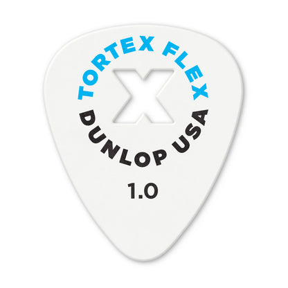 Jim Dunlop DUNLOP TORTEX 1.0mm FLEX X GUITAR PICK PLAYER'S PACK 12-PACK - 428XP100