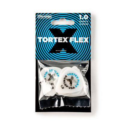 Jim Dunlop DUNLOP TORTEX 1.0mm FLEX X GUITAR PICK PLAYER'S PACK 12-PACK - 428XP100