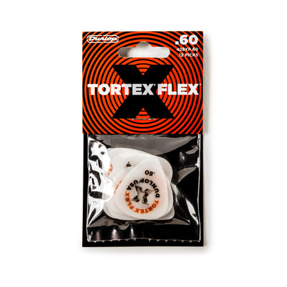 Jim Dunlop DUNLOP TORTEX .60mm FLEX X GUITAR PICK PLAYER'S PACK 12-PACK - 428XP060