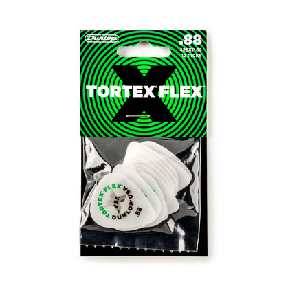 Jim Dunlop DUNLOP TORTEX .88mm FLEX X GUITAR PICK PLAYER'S PACK 12-PACK - 428XP088