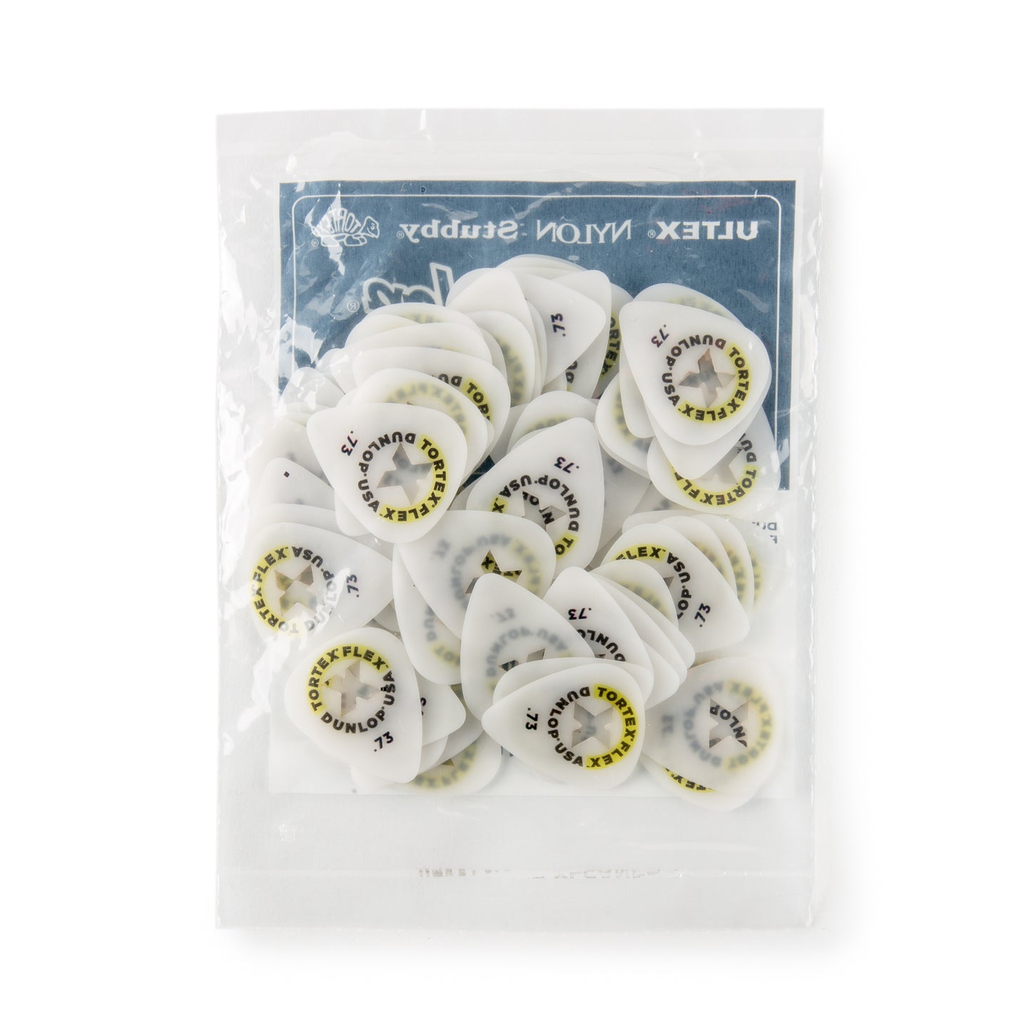 Jim Dunlop DUNLOP TORTEX .73mm FLEX X GUITAR PICK REFILL BAG 72-PACK - 428XR073