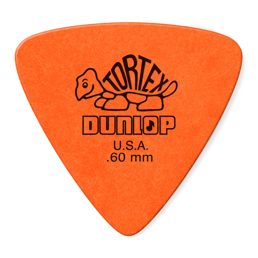 Jim Dunlop DUNLOP TORTEX .60mm TRIANGLE GUITAR PICK PLAYER'S PACK 06-PACK - 431P060