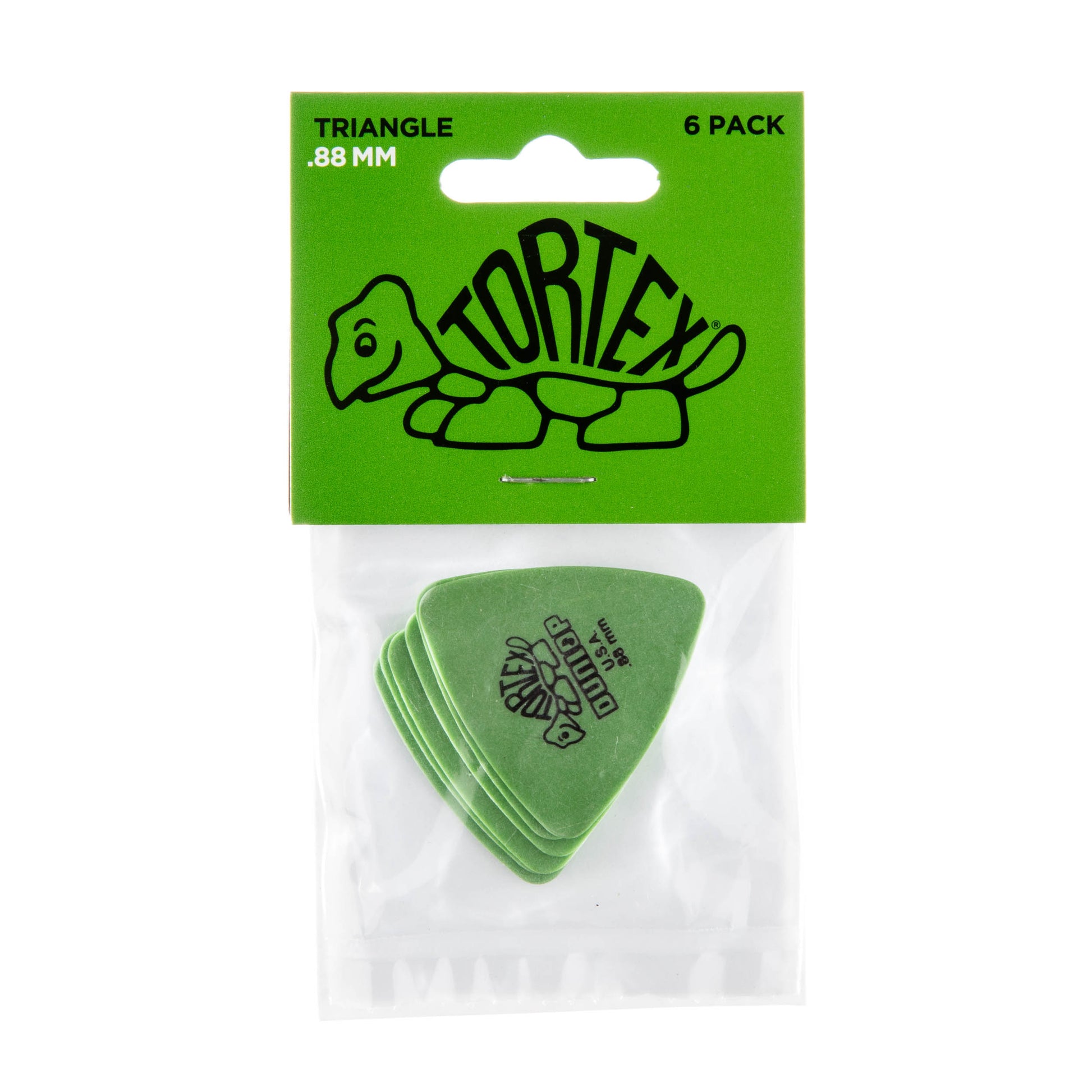 Jim Dunlop DUNLOP TORTEX .88mm TRIANGLE GUITAR PICK PLAYER'S PACK 06-PACK - 431P088