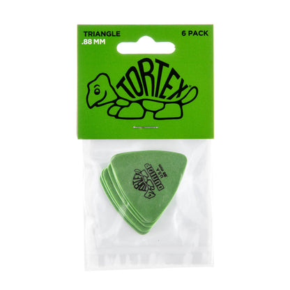 Jim Dunlop DUNLOP TORTEX .88mm TRIANGLE GUITAR PICK PLAYER'S PACK 06-PACK - 431P088