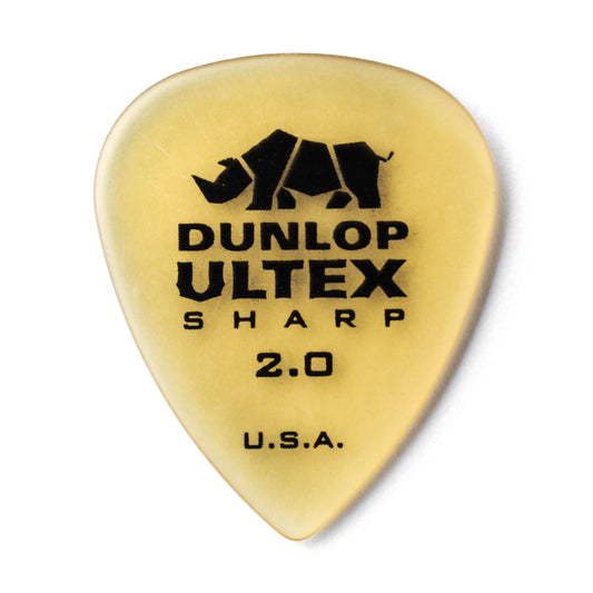 Jim Dunlop DUNLOP ULTEX 2.0mm SHARP GUITAR PICK PLAYER'S PACK 06-PACK - 433P200