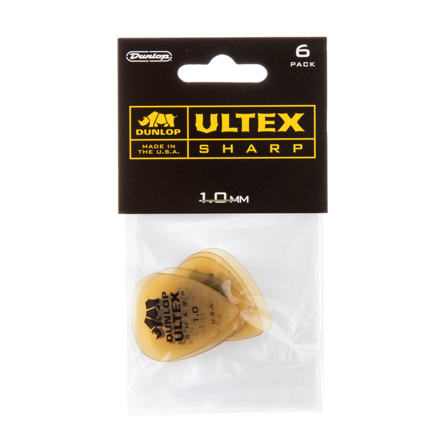 Jim Dunlop DUNLOP ULTEX 1.0mm SHARP GUITAR PICK PLAYER'S PACK 06-PACK - 433P100