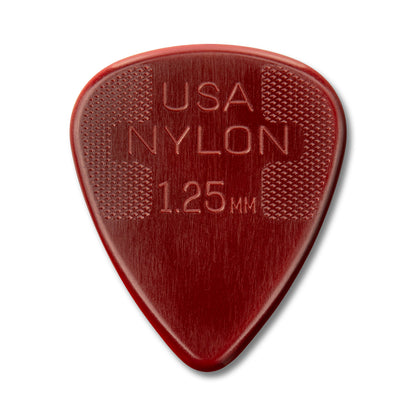 Jim Dunlop DUNLOP NYLON 1.25mm STANDARD GUITAR PICK PLAYER'S PACK 12-PACK - 44P125