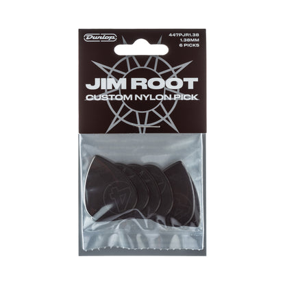 Jim Dunlop DUNLOP JIM ROOT 1.38mm CUSTOM NYLON GUITAR PICK PLAYER'S PACK 06-PACK - 447PJR138