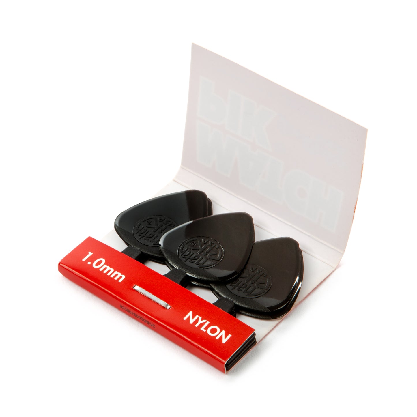 Jim Dunlop DUNLOP MATCH PIK 1.0mm NYLON GUITAR PICK PLAYER'S PACK 12-PACKS - 72 PICKS - 448R100