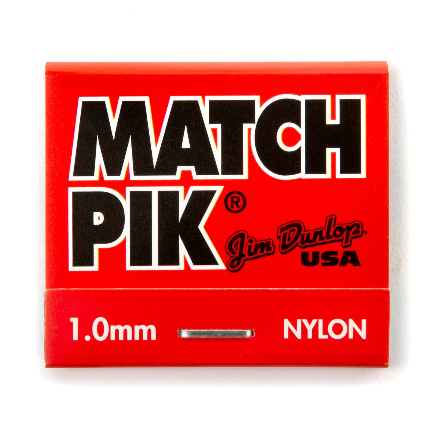 Jim Dunlop DUNLOP MATCH PIK 1.0mm NYLON GUITAR PICK PLAYER'S PACK 12-PACKS - 72 PICKS - 448R100