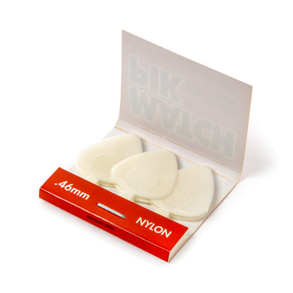Jim Dunlop DUNLOP MATCH PIK .46mm NYLON GUITAR PICK PLAYER'S PACK 12-PACKS - 72 PICKS - 448R046