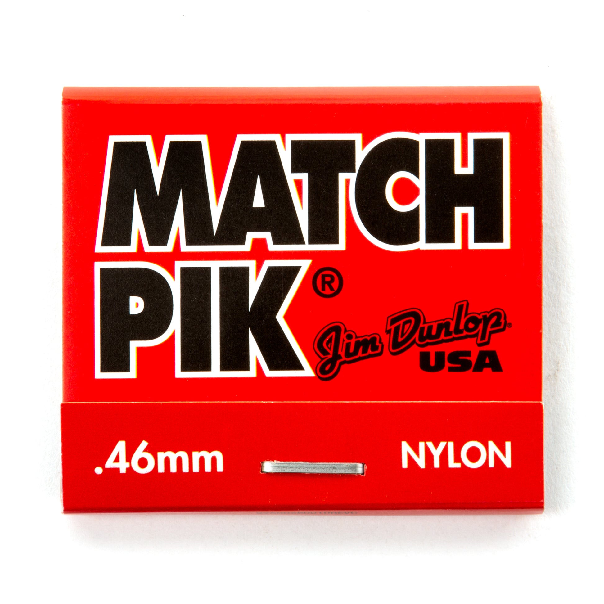 Jim Dunlop DUNLOP MATCH PIK .46mm NYLON GUITAR PICK PLAYER'S PACK 12-PACKS - 72 PICKS - 448R046