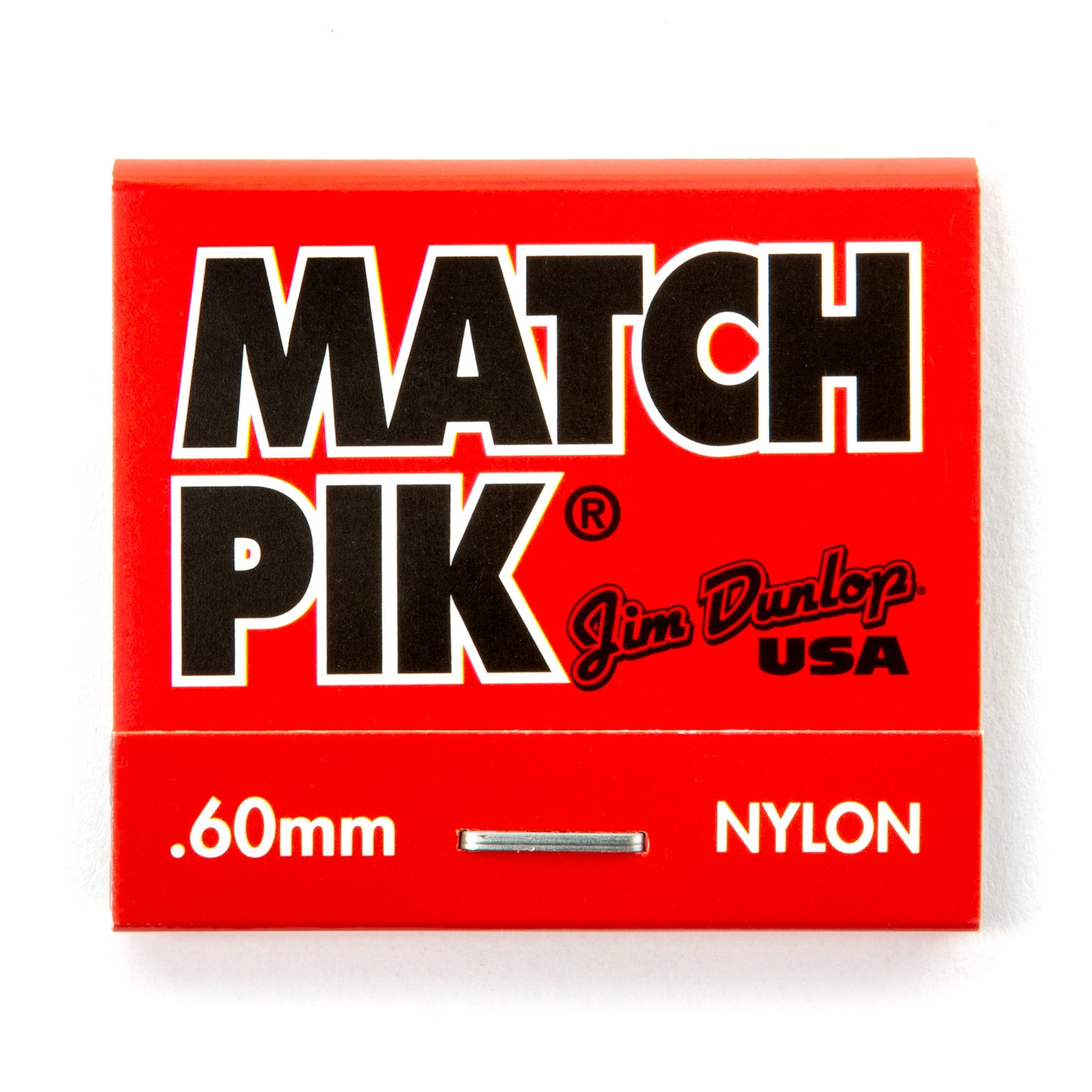 Jim Dunlop DUNLOP MATCH PIK .60mm NYLON GUITAR PICK PLAYER'S PACK 12-PACKS - 72 PICKS - 448R060