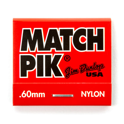 Jim Dunlop DUNLOP MATCH PIK .60mm NYLON GUITAR PICK PLAYER'S PACK 12-PACKS - 72 PICKS - 448R060