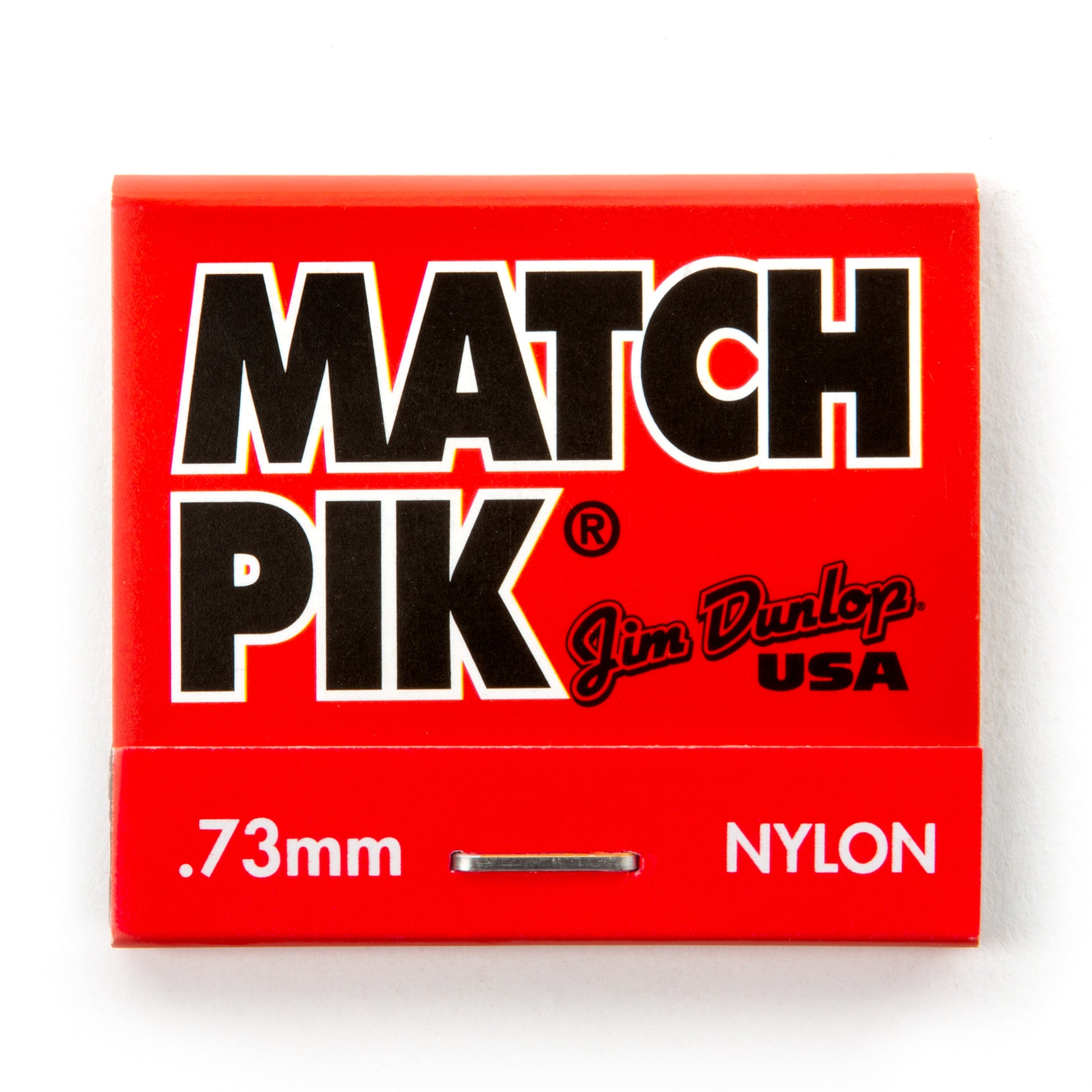 Jim Dunlop DUNLOP MATCH PIK .73mm NYLON GUITAR PICK PLAYER'S PACK 12-PACKS - 72 PICKS - 448R073