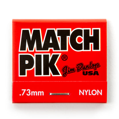 Jim Dunlop DUNLOP MATCH PIK .73mm NYLON GUITAR PICK PLAYER'S PACK 12-PACKS - 72 PICKS - 448R073