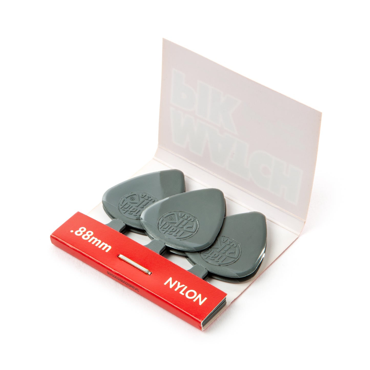 Jim Dunlop DUNLOP MATCH PIK .88mm NYLON GUITAR PICK PLAYER'S PACK 12-PACKS - 72 PICKS - 448R088
